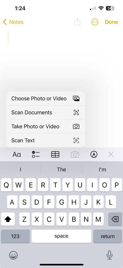 iPhone Document Scanner