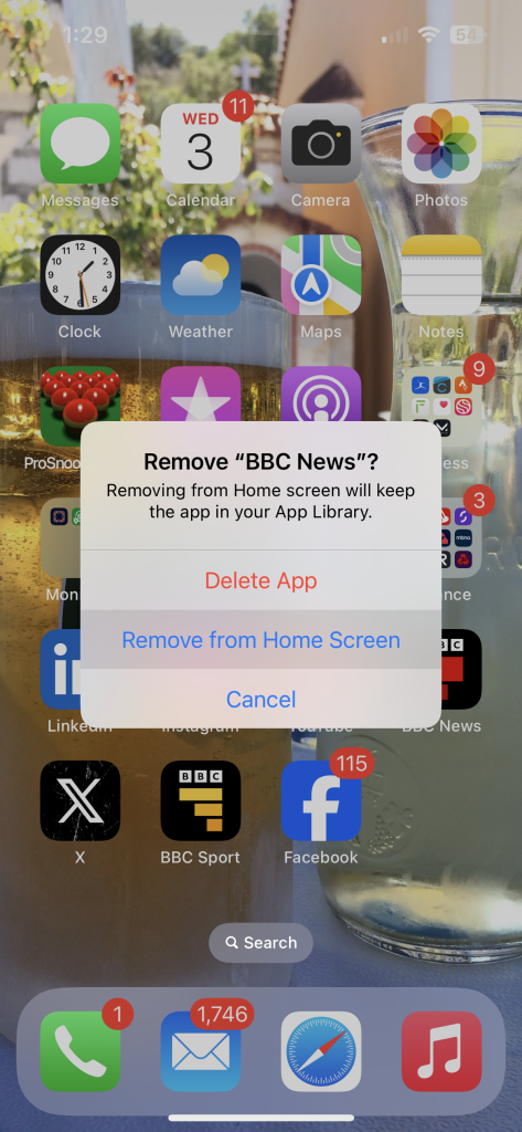 Delete iPhone Apps